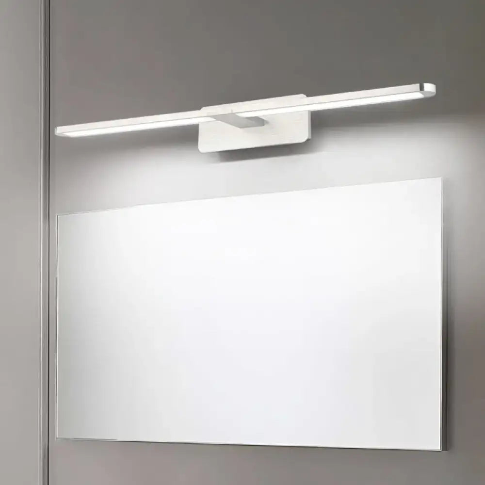Silver Metal LED Sconce for Living Room
