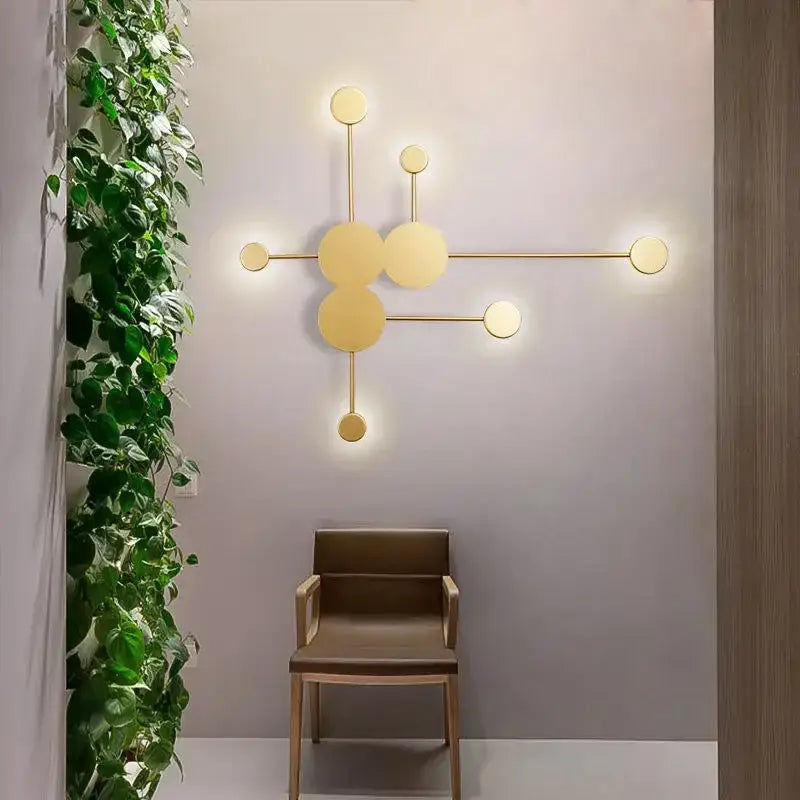 Black Nordic RGB Wall Lamp