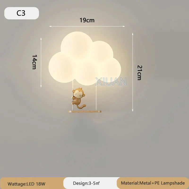 Cloud Cartoon Nursery Lamp