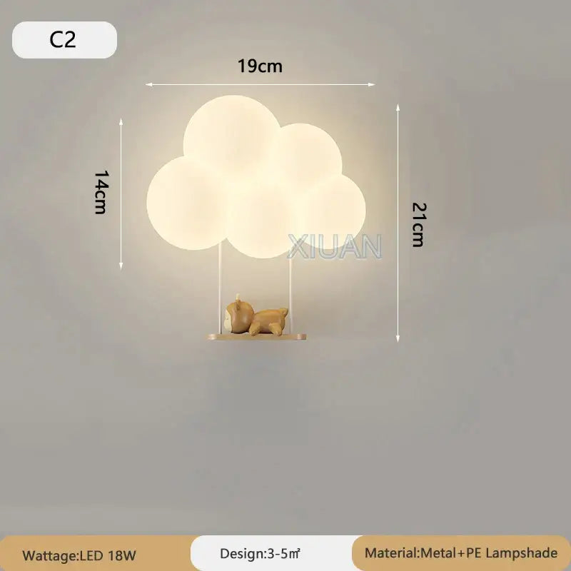 Cloud Cartoon Nursery Lamp