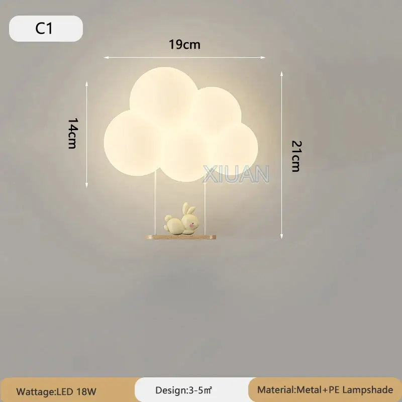 Cloud Cartoon Nursery Lamp
