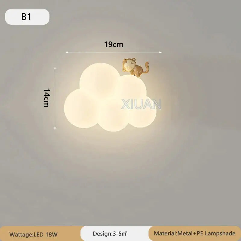 Cloud Cartoon Nursery Lamp