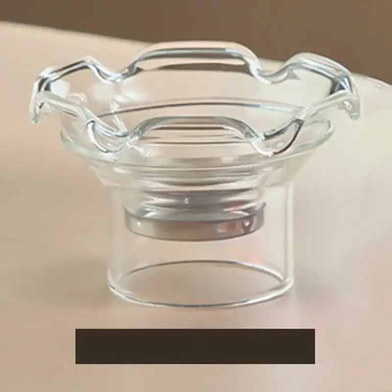 Glass Tea Cup Set Wood