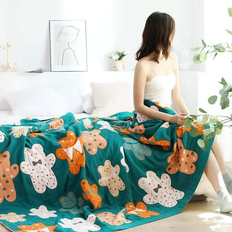Boho Cotton Cat Blanket