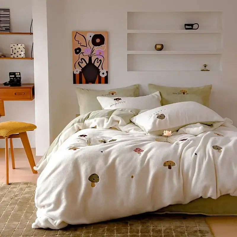 Cashmere Embroidered Duvet Set