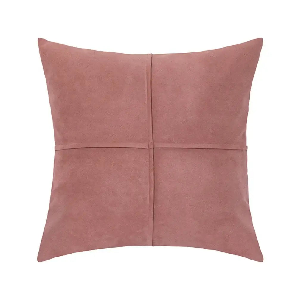 Mustard Faux Suede Pillow