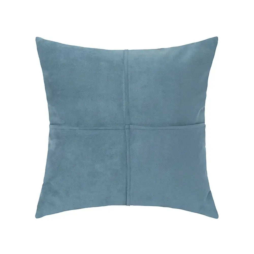 Mustard Faux Suede Pillow