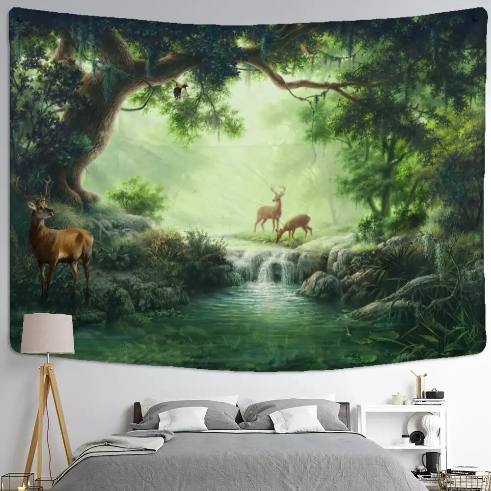 Elk Forest Wall Tapestry