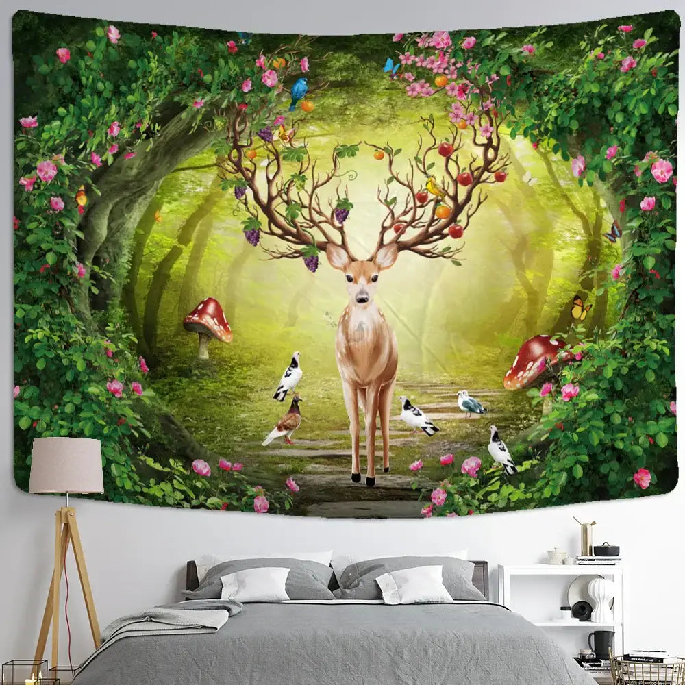 Elk Forest Wall Tapestry
