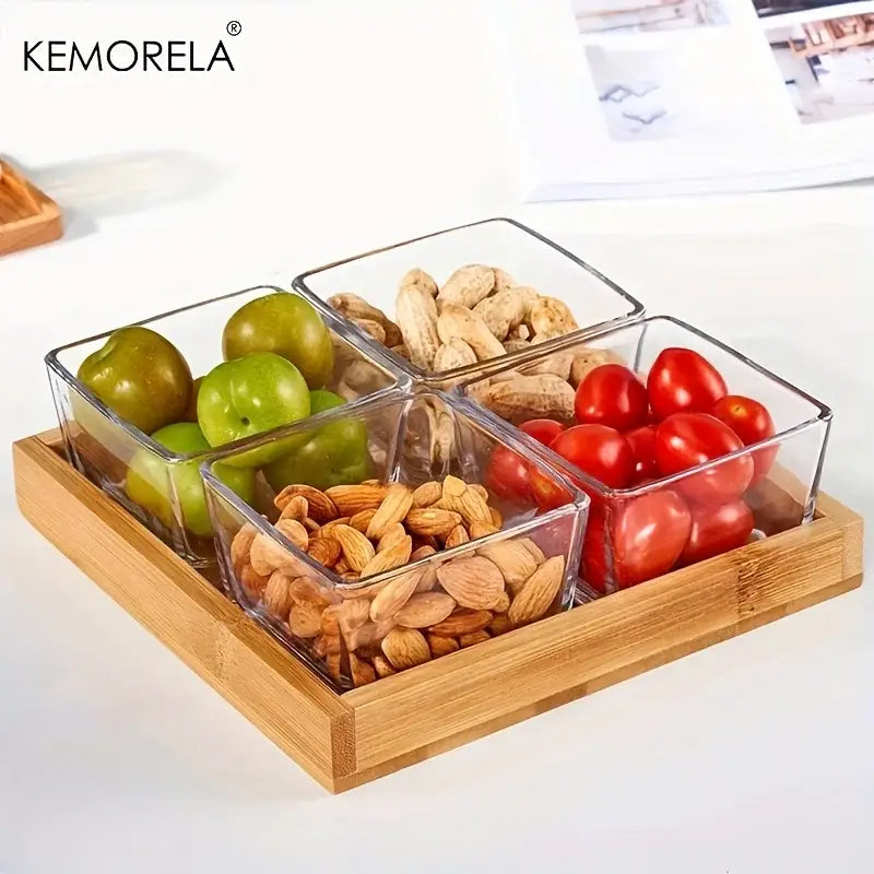 Bamboo Rectangular Tea Tray