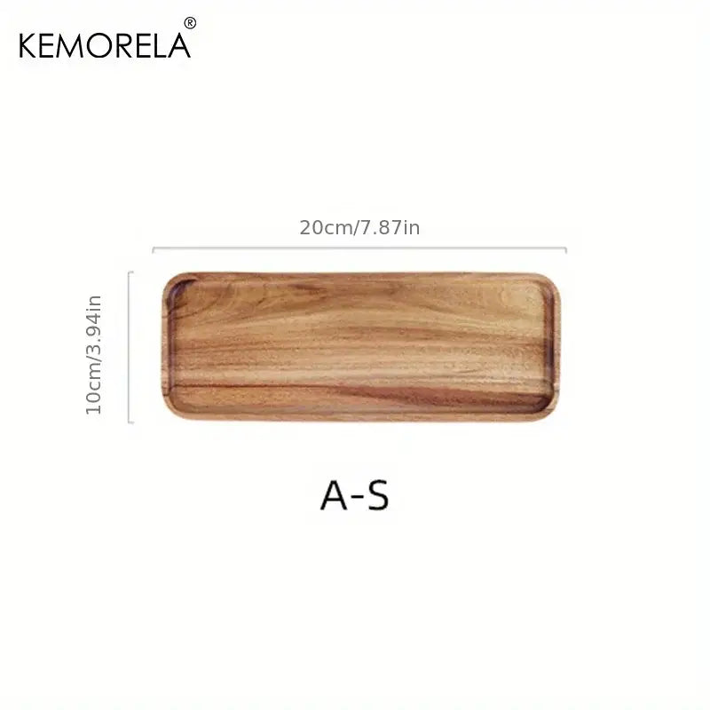 Two-Tone Acacia Serving Tray