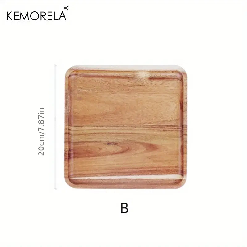 Two-Tone Acacia Serving Tray