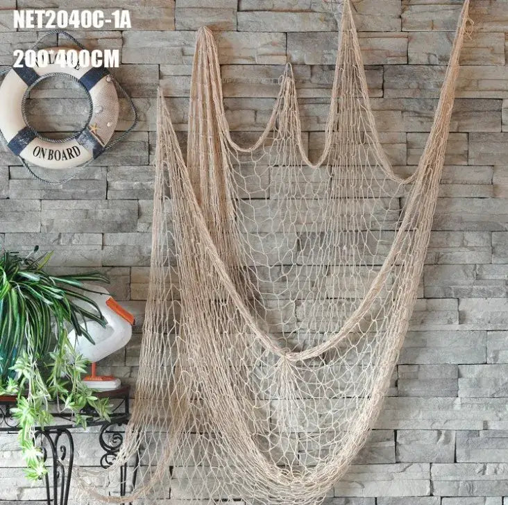 Blue Nautical Fishing Net