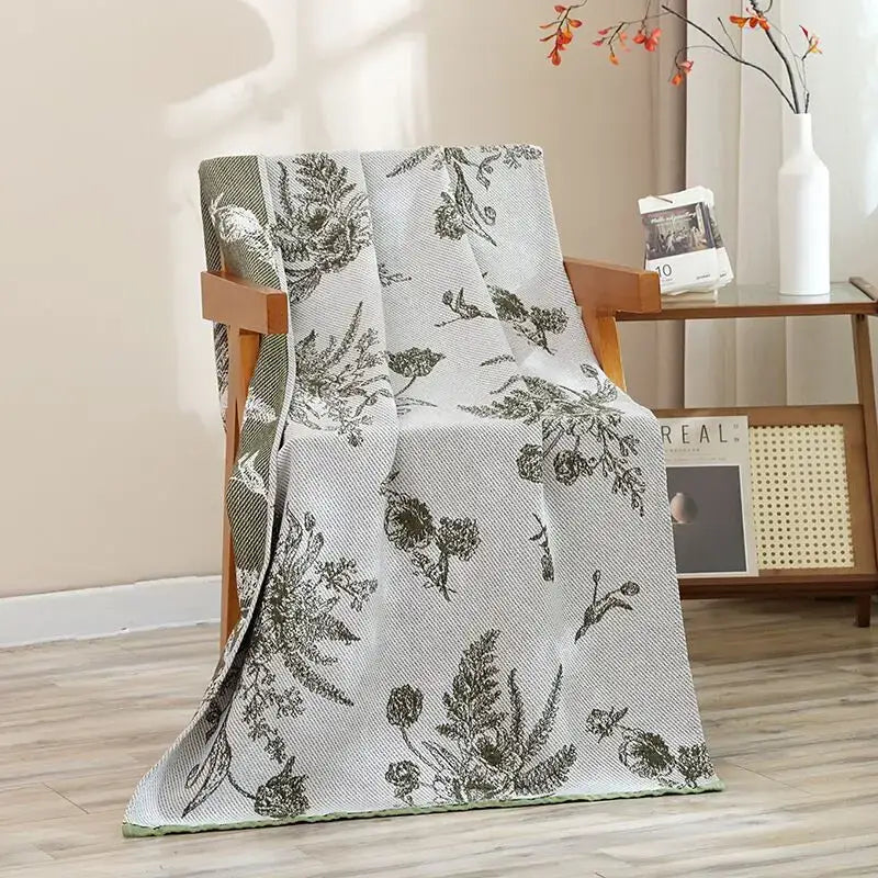 Navy Hibiscus Bath Towel