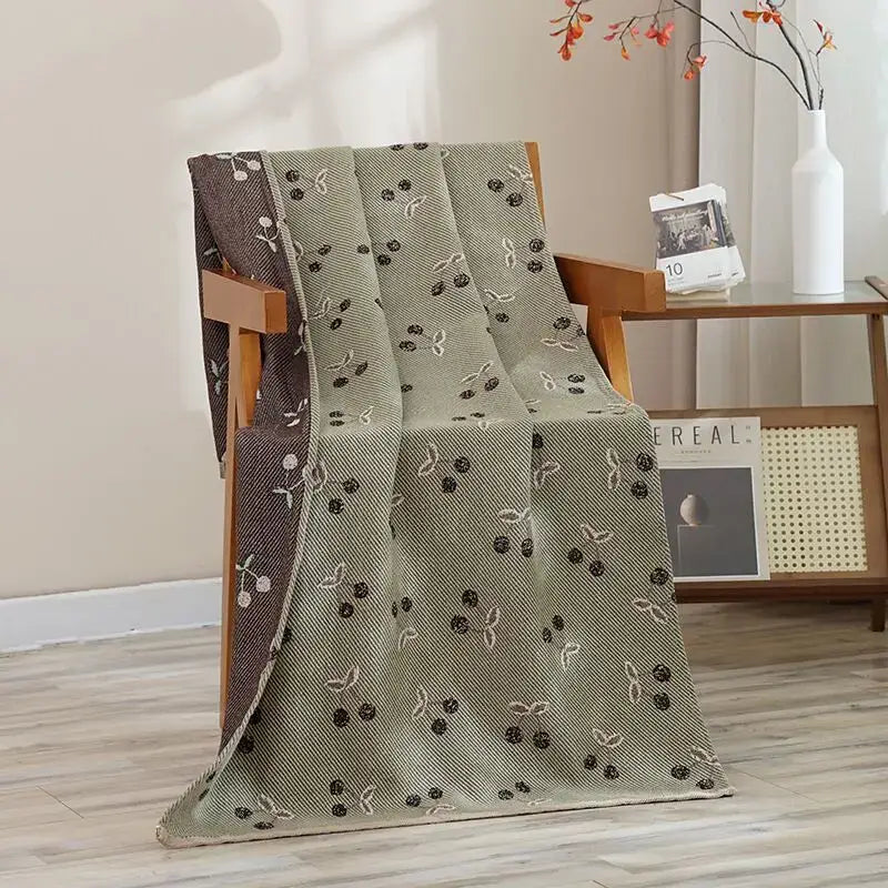 Navy Hibiscus Bath Towel