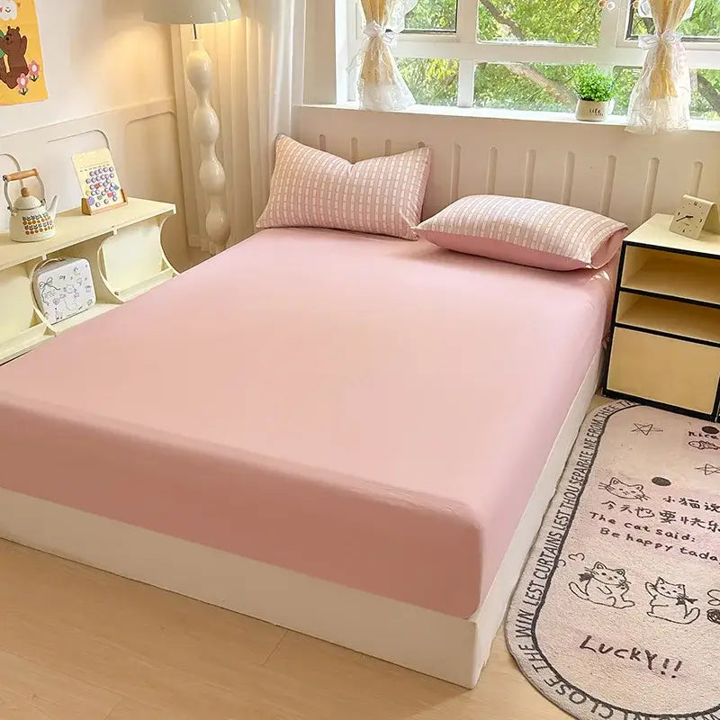 Light Pink Microfiber Sheet