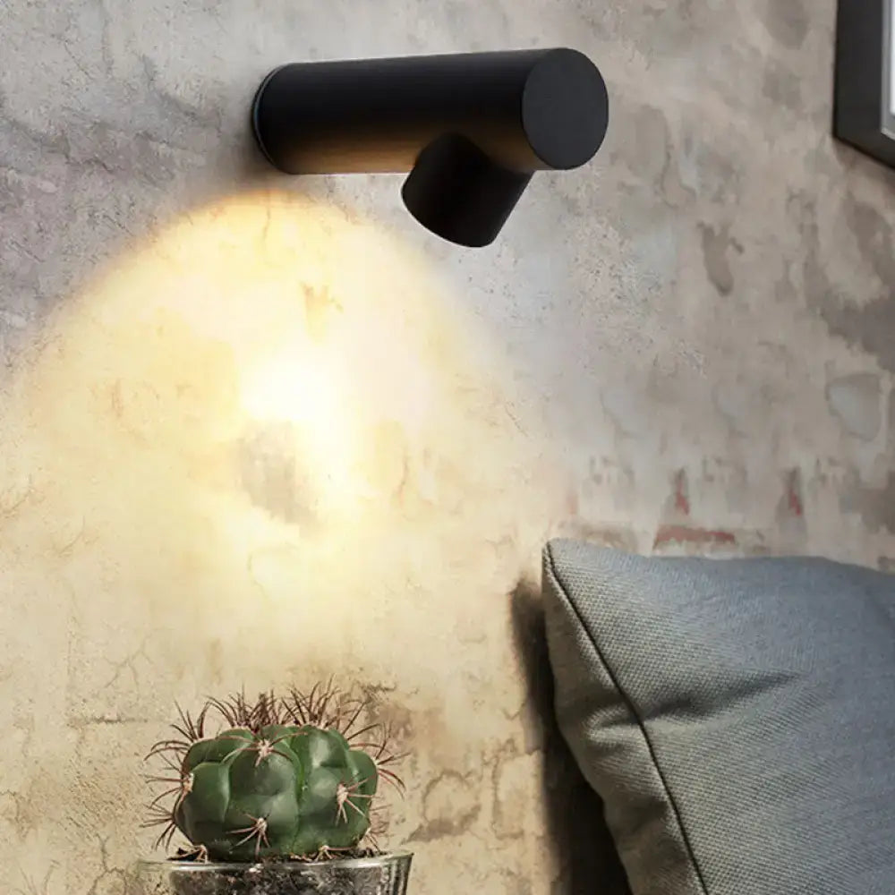 Black Adjustable LED Wall Lamp