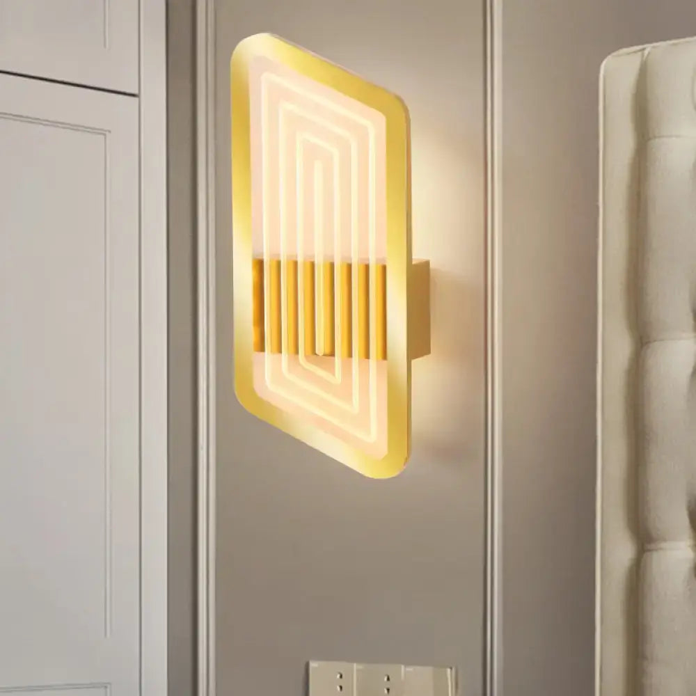Black Gold 19-Inch Wall Sconce