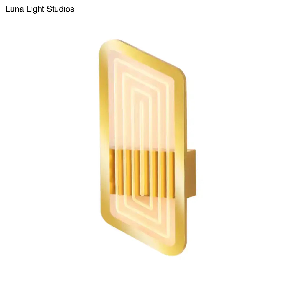 Black Gold 19-Inch Wall Sconce