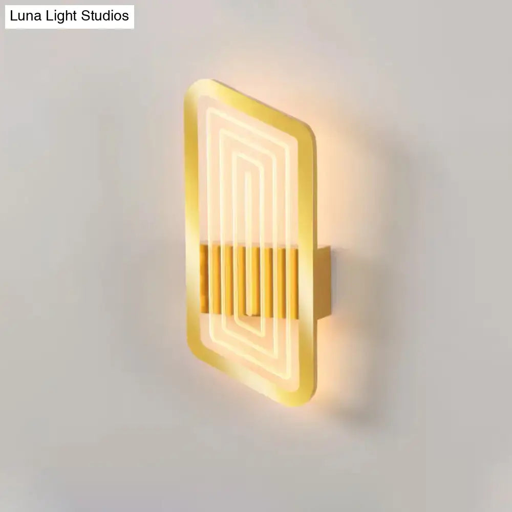 Black Gold 19-Inch Wall Sconce