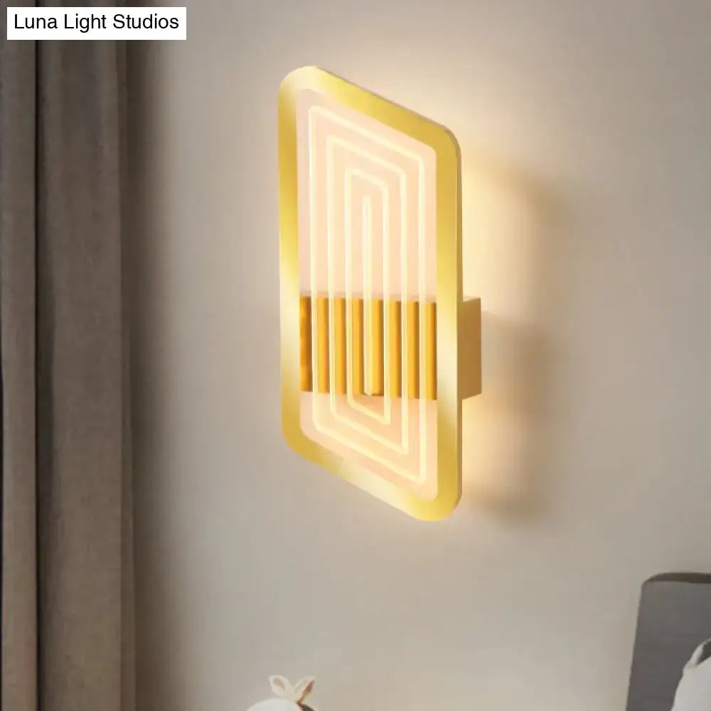 Black Gold 19-Inch Wall Sconce