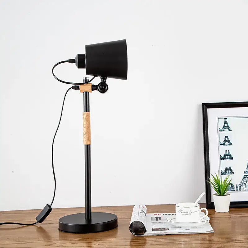 Black Adjustable Desk Lamp