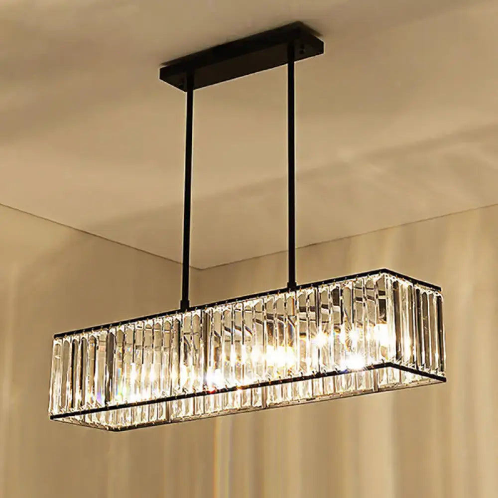 Bronze Crystal Pendant Chandelier