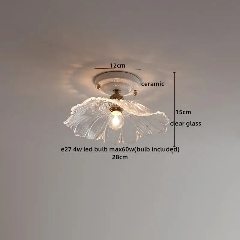 Cream Ceramic Ceiling Light