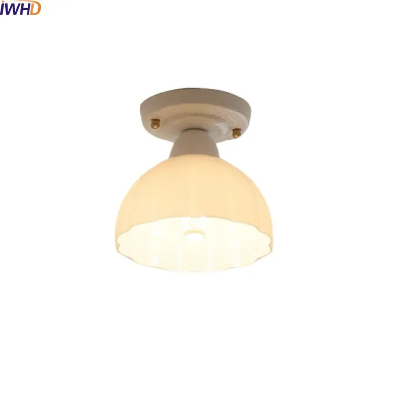 Cream Ceramic Ceiling Light