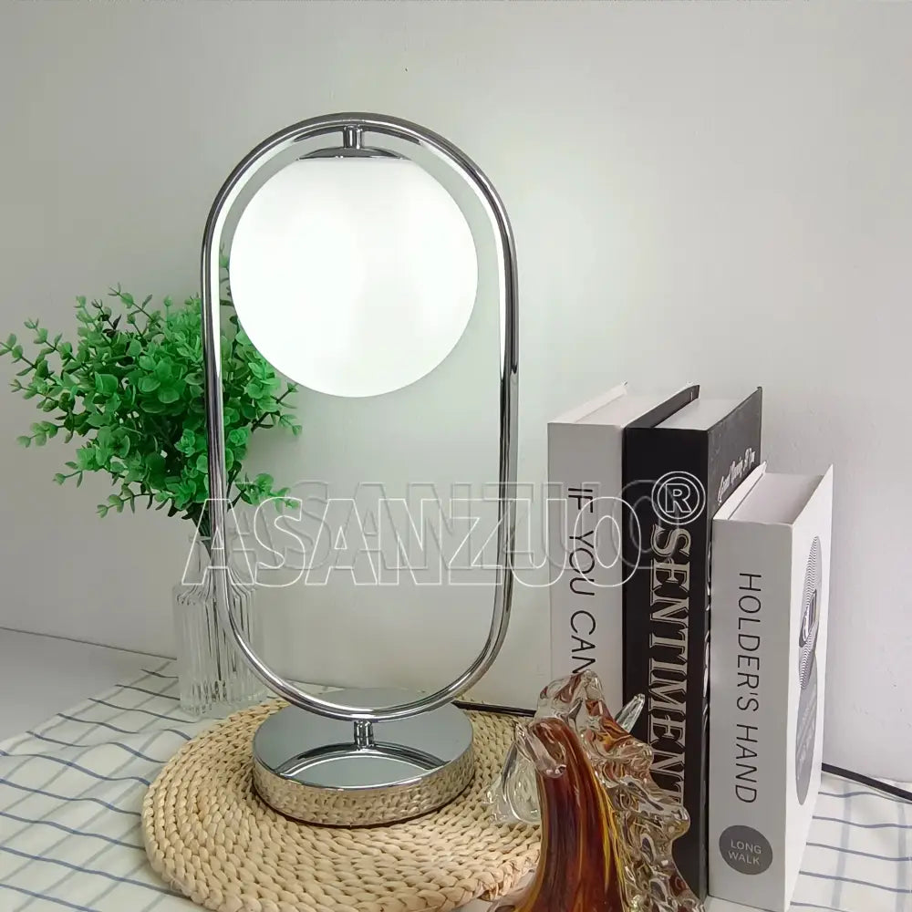 Gold Glass Desk Lamp