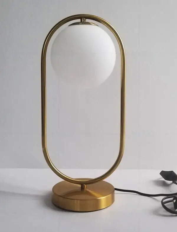 Gold Glass Desk Lamp