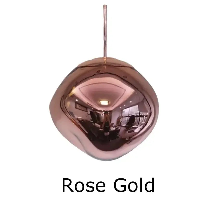 Amber Glass Chandelier