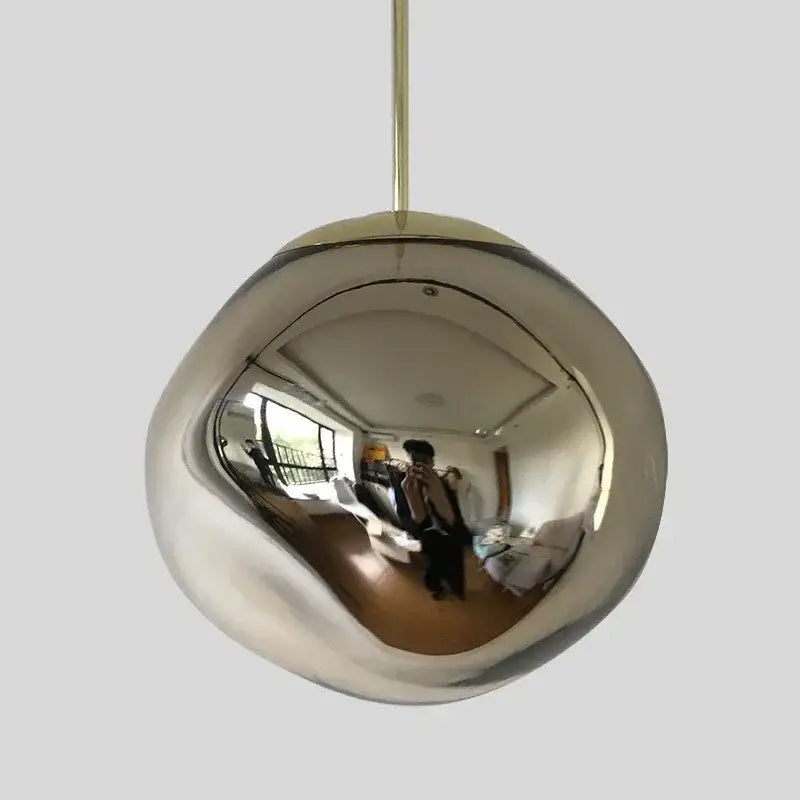 Amber Glass Chandelier