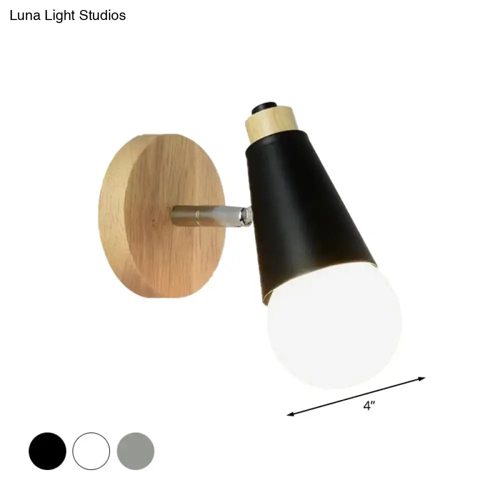Bamboo Cone Wall Light