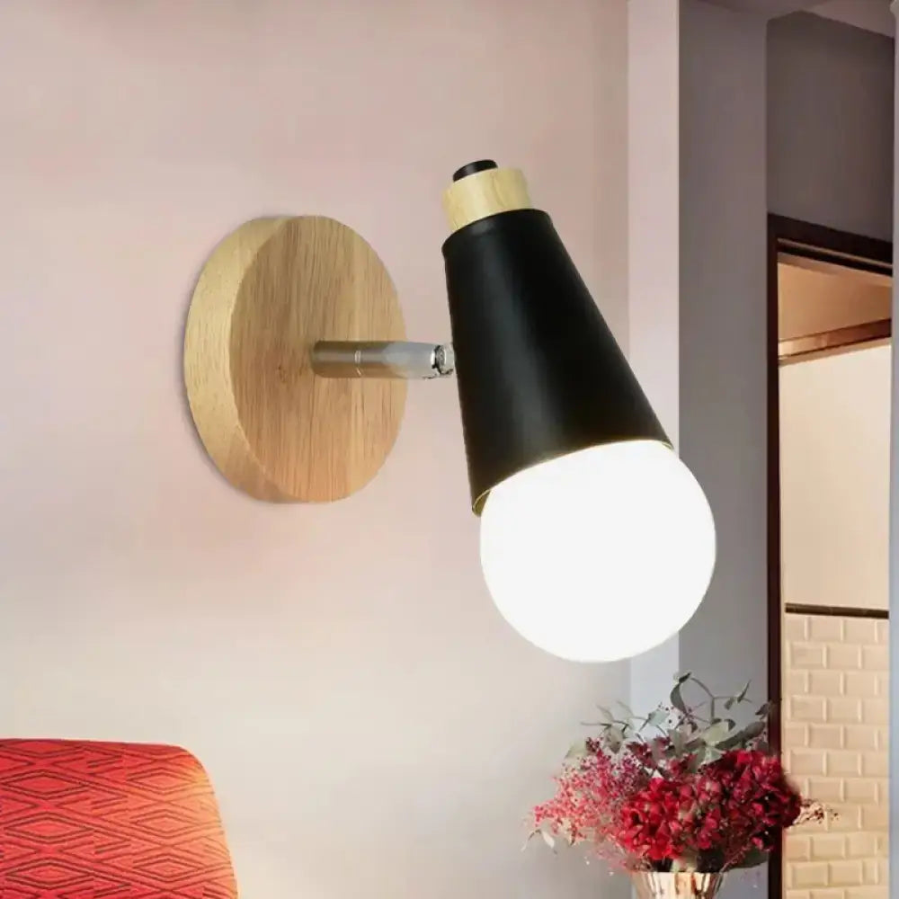 Bamboo Cone Wall Light