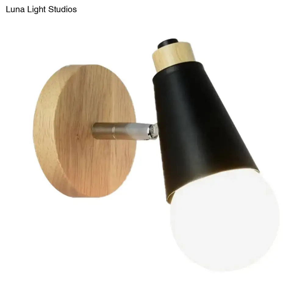 Bamboo Cone Wall Light