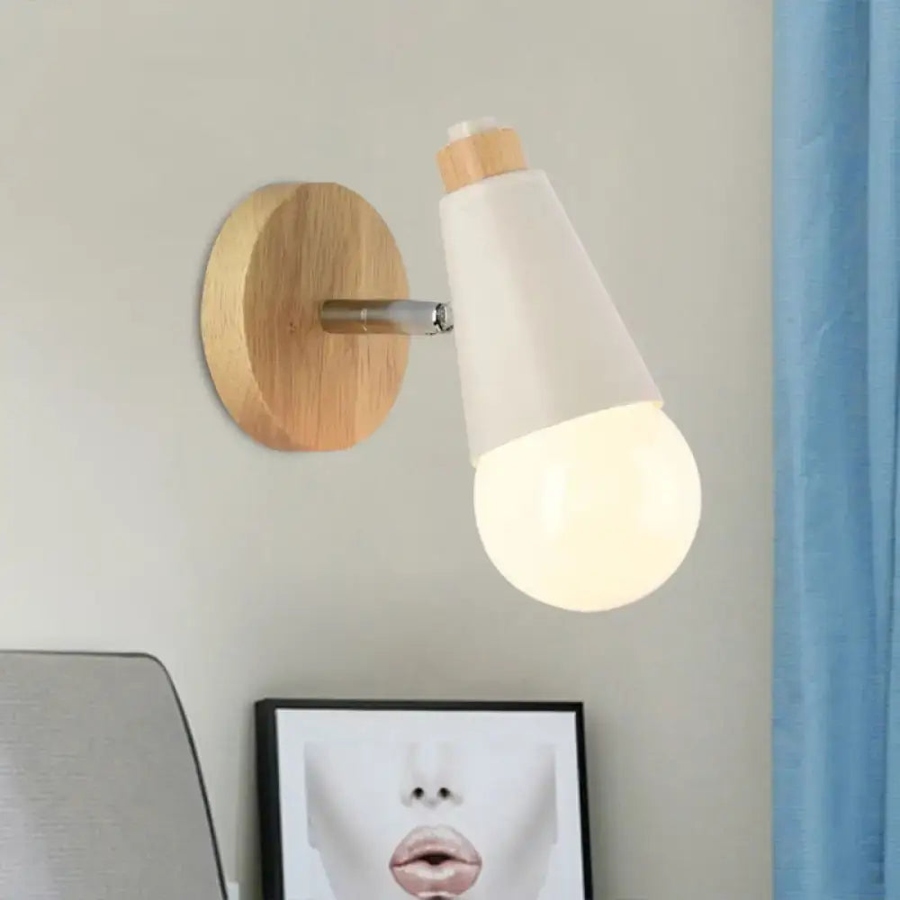 Bamboo Cone Wall Light