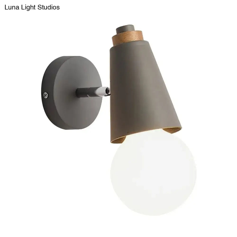Bamboo Cone Wall Light