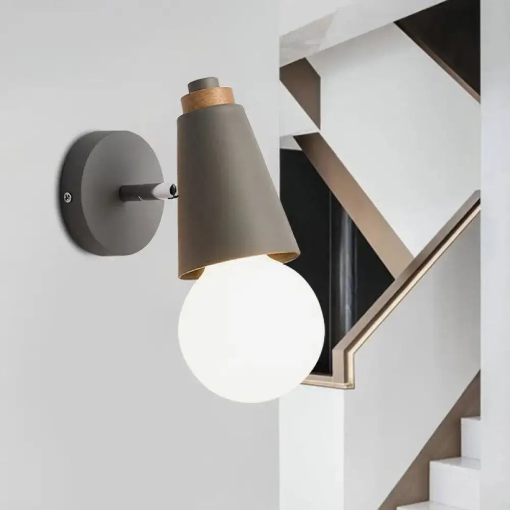 Bamboo Cone Wall Light