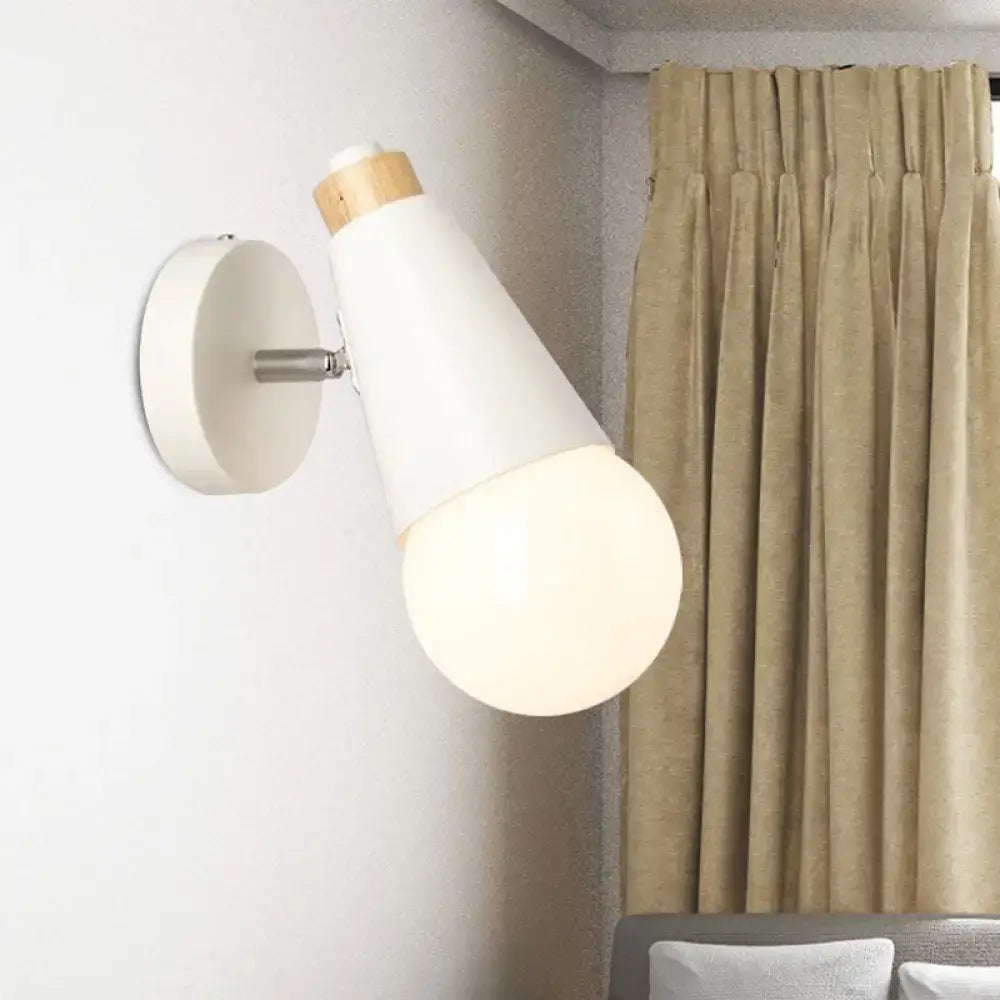 Bamboo Cone Wall Light
