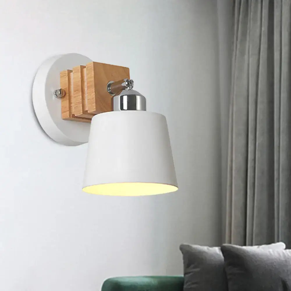 White Ceramic Rotatable Lamp