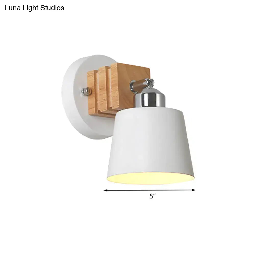 White Ceramic Rotatable Lamp