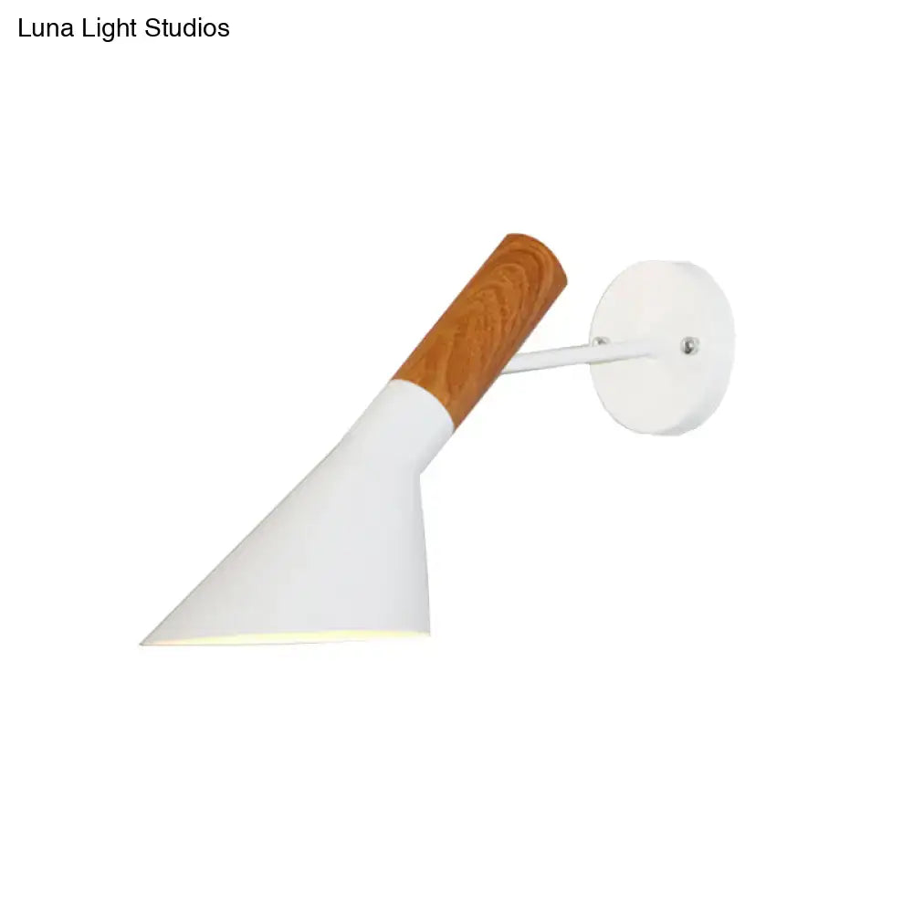 White Monochrome Wall Sconce