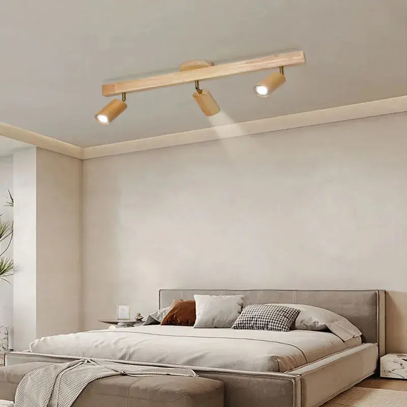 Wooden Track LED Spotlight