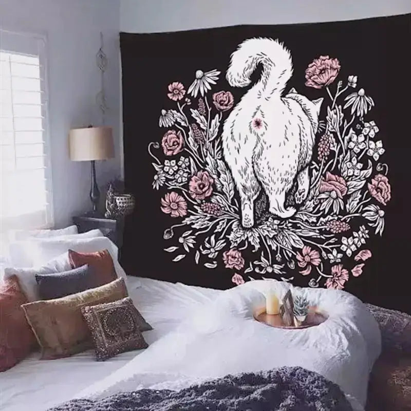 Black Cat Coven Tapestry