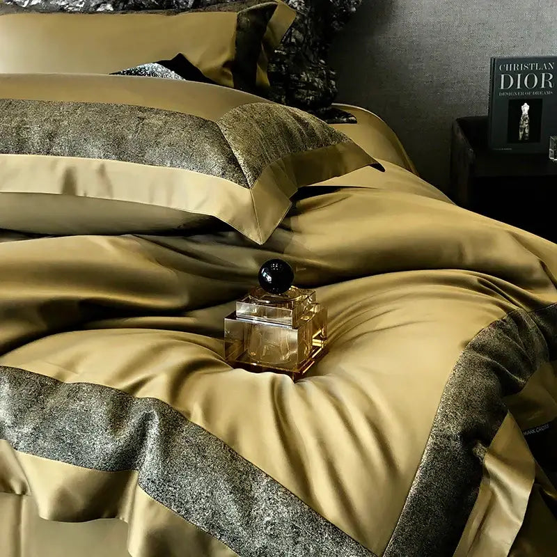 Grey Cotton Bedding Set