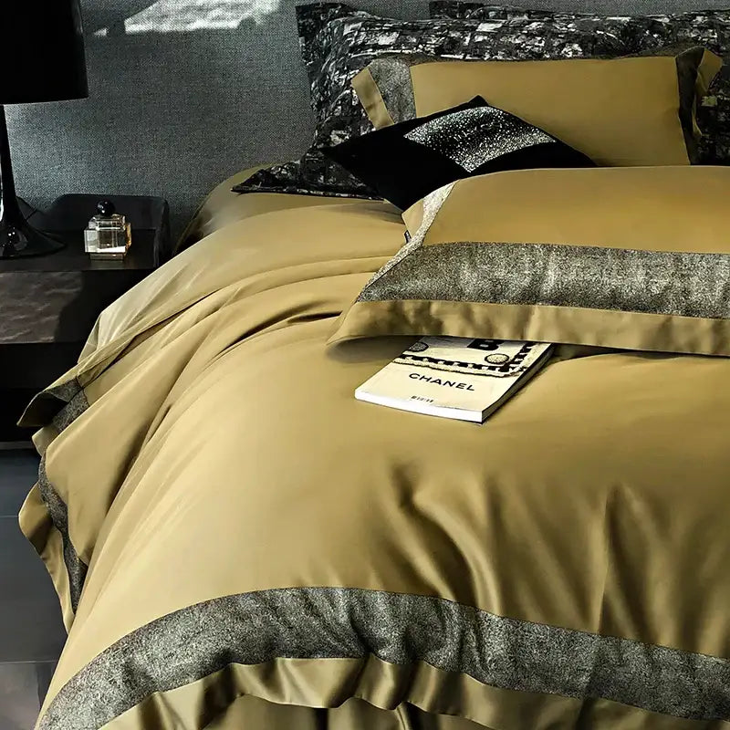 Grey Cotton Bedding Set