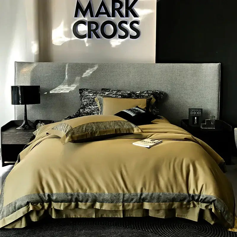 Grey Cotton Bedding Set