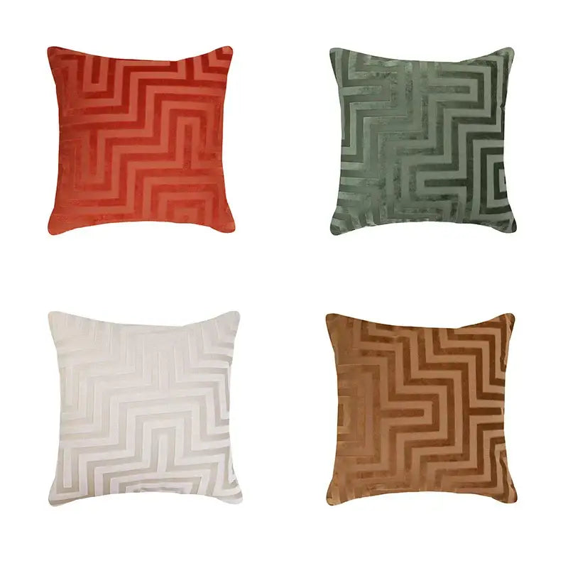 Green Jacquard Pillowcase