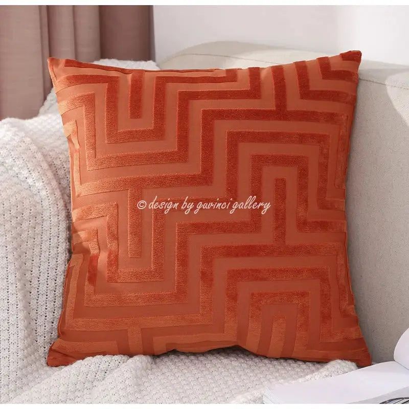 Green Jacquard Pillowcase